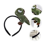 NIYANGLE 1pièce Bandeau Créatif Forme De Dinosaure Pour Femme Accessoire Amusant Et Unique Pour Lavage Du Visage Yoga Et Sport Vert