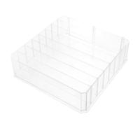 NIYANGLE 1pièce Boîte De Rangement Cosmétique Pour Femmes Organisateur De Maquillage Avec Compartiments Détachables Rangement Pratique Et Créatif Pour Ombres à Paupières Et Rouges à