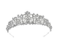 NIYANGLE 1pièce Couronne Vintage Rhinocéros Pour Mariage Diadème Élégant Pour Robe De Mariée Accessoire De Cheveux Et