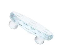 NIYANGLE 1pièce Plateau de Présentation Cristal Transparent Plateau Décoratif Multifonction pour Bijoux Jade et Accessoires Présentoir Élégant à Texture Lisse et Finition Claire