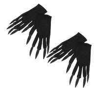 NIYANGLE 2 de Déguisement Halloween avec Ongles de Fantômes pour Cosplay et Fêtes