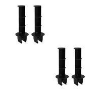 NIYANGLE 2 Ensembles Porte-serviettes En Papier Remplacement De La Broche De Papier Toilette Rallonge De Porte-papier Toilette Porte-papier Toilette Black Plastique 2 Pièces * 2