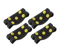 NIYANGLE 2 Paires Couvre-chaussures Antidérapants à Pointes 5 Dents | Bottes et Chaussures Décontractées, Randonnée et Marche, Ajustement Souple, Pose Rapide, Lot