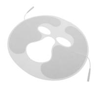 NIYANGLE 2 Patchs Électrode Visage Autocollants Réutilisables en Tissu Non Tissé, Compatibles Électrostimulateur, Fatigue, Massage Acupuncture, Accessoire Physiothérapie pour Soin à