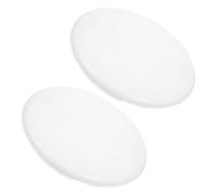 NIYANGLE 2 pièces Abat-jour Rond Plafonnier avec Mécanisme Twistlock Cache Électrique Plat pour Chambre Balcon Cuisine Salle de Bain Remplacement Luminaire