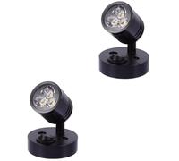 NIYANGLE 2 Pièces Applique Murale LED 12v en Aluminium, Orientable | Fixation par Ventouse, Tête Flexible et Corps Rotatif, Éclairage Ciblé pour Intérieur, Atelier, Usage Extérieur