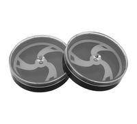 NIYANGLE 2 Pièces Boîte de Rangement pour Montre 2 Pièces 51,27 X 12,16 MM en Plastique Noir Anti-Poussière et Antichoc Compartiments Indépendants, Étui Portable pour Accessoires Horlogers