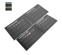 NIYANGLE 2 Pièces Cahier D’entraînement Nail Art, Carnet de Pratique Manucure en Papier, Reliure Spirale, à 180°, Tutoriels Pas à Pas, Anti-bavure, Débutants, Écoles de Beauté