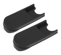 NIYANGLE 2 pièces Coussin Repose-pouce Saxophone Silicone Accessoire Anti-dérapant Confortable pour Soutien et Équilibre des Doigts Lot de Noir