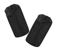 NIYANGLE 2 Pièces Couvercle de Propane à Cordon, Couvercle de Réservoir de Propane, pour Barbecue et Extérieur, Tissu Oxford 210d Noir, Étanche, Pliable, Protège Pluie Soleil