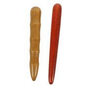 NIYANGLE 2 pièces de Massage Naturel pour Outil Shiatsu pour Stimulation des Points Acupression et Amélioration Circulation Sanguine Portable et Facile à Utiliser à Domicile ou Voyage