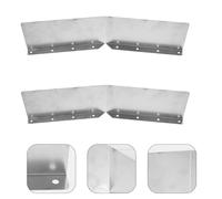 NIYANGLE 2 pièces Déviateurs Angle de Toit Protections Anti-éclaboussures pour Gouttière Installation Facile pour Éviter Débordement et Dégâts Eau