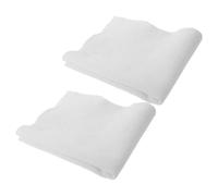 NIYANGLE 2 Pièces Feuilles de Feutrine en Laine Épaisse 50 X 50 CM, Lot de 2 Pièces, Couleur Blanchie, pour Feutrage à L’Aiguille, Couture, Loisirs Créatifs et Patchwork, Matériel Artisanal