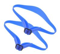 NIYANGLE 2 Pièces Guide de Dégradé de Cheveux Ajustable Bandeau Guide de Coupe de Cheveux en Silicone Bleu Flexible et Rasage Nuque Garçon et Filles et Débutants Salon de Coiffure et
