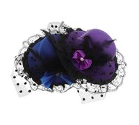 NIYANGLE 2 Pièces Mini Cocktail Fascinator Hat With Bow And Plume Lightweight Pillbox Hair Clips For Women Comfortable Fit For Tea Parties And Special Occasions