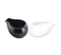 NIYANGLE 2 pièces Mini Milk Frothing Cups For And Sauces Multi-functional Decorative Honey And Milk Jugs For Home