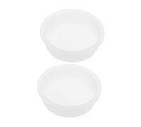 NIYANGLE 2 pièces Moules Silicone Ronds pour Résine Moules Réutilisables pour Dessous de DIY Plateaux Décoratifs et Projets Créatifs Artisanaux