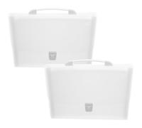 NIYANGLE 2 pièces Organiseur de Documents à Soufflet Trieur Extensible avec Poignée Résistante Rangement pour Bureau et École