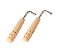 NIYANGLE 2 pièces Outil de réglage professionnel de la tonalité pour harpe lyre clé d'ajustement haute dureté accessoire pour harpe