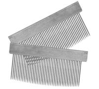 NIYANGLE 2 pièces Peigne pour Crin Archet de Violon Outil de Toilettage Fer pour Entretien Archet Violon Léger et Portable pour Luthiers et Musiciens