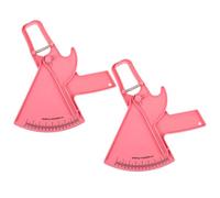 NIYANGLE 2 Pièces Pince à Plis Cutanés Rose Double Ressort, Outils de Mesure Graisse Corporelle Précis, Balance à Pincement Graisseux Portable pour Suivi Santé et Fitness