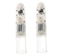 NIYANGLE 2 Pièces Pompe Transparente à Piston Stable Noyau de Pompe Haute Pression Dc Plastique Accessoire Compact pour Hydropulseur Nettoyage Buccal à Domicile