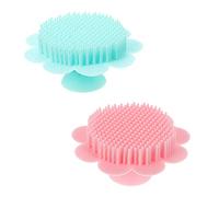 NIYANGLE 2 Pièces Silicone pour Outil de Lavage Doux Massages Du pour Bain Nettoyage