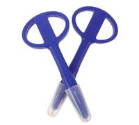 NIYANGLE 2 Pièces Stylo de Sécurité en Silicone Souple Bleu, Prévention des Blessures et Dissimulation, pour Environnements Sécurisés Santé Mentale