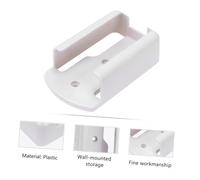 NIYANGLE 2 pièces Support Mural Adhésif pour Télécommande Rangement Suspendu Sécurisé pour Maison Design Simple et Facile à Installer Blanc Petit Modèle