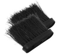 NIYANGLE 2 Pièces Têtes De Brosse De Rechange pour Cheminée Accessoire De Nettoyage des Cendres Et Charbon Compatible avec Balayette Cheminée Taille 3.74X3.35X1.18 Pouces