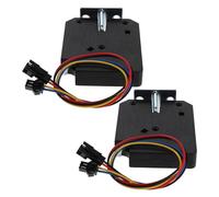 NIYANGLE 2 Pièces Verrou Électronique Noir pour Armoires et Tiroirs Technologie de Loquet Électrique sans Fil en Métal et Plastique, pour Maison et Bureau Moderne