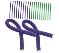 NIYANGLE 2 Roulette de Cheveux Mousse de Bâtons Curling Sans Chaleur pour Boucles Naturelles Aléatoires Accessoire de Coiffure Pratique et pour Style Sain et
