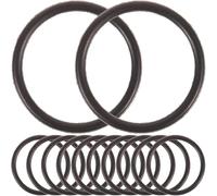 NIYANGLE 20 pièces Lot de Anneaux de Trompette Caoutchouc Bagues Coulissantes Anti-bruit Accessoires de Réparation pour Trompette et Cornet Bagues Tampon Flexibles et Durables