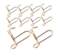 NIYANGLE 20 Pièces Portant des anneaux en métal d'armure kit de décoration des ongles détachable pour porter un ongle anneaux d'ongles Doré