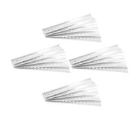NIYANGLE 20 Rails Din en Aluminium Argenté pour Disjoncteur, Installation Industrielle, Support de Relais, Pack de 20 Pièces, des Besoins de Maintenance