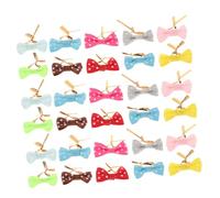 NIYANGLE 200pièces Cravate Ruban Doré avec Nœud Pré-noué Liens De Scellage pour Cadeau Sacs à Friandises Sucettes Et Cake Pops Décorations De Fête Couleurs Assorties