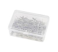 NIYANGLE 200pièces Épingles à Perruque Acier Inoxydable Une Boîte Plastique Pour Couture Et Fixation De Perruques