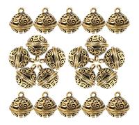 NIYANGLE 20pièces Carillons et Pendentifs Mini Alliage Objets Décoratifs à Suspendre pour Loisirs Créatifs Petites Cloches pour Maison Jardin