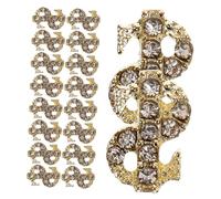 NIYANGLE 20pièces Charms Ongles Métal Décorations Manucure Signes Kawaii Pour Nail Art