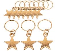 NIYANGLE 20pièces Dreadlock Beads Avec Pendentifs Étoile Accessoires De Cheveux Pour Femmes Idéaux Pour Créations Événements Mariages Et Utilisation Quotidienne