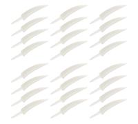 NIYANGLE 24 Pièces Lanterne Décorative D'halloween Dents de Citrouille LED | Plastique Réutilisable, Vert Lumineux Bords, sans Colle ni Outil, pour Jack-o'-lanterns