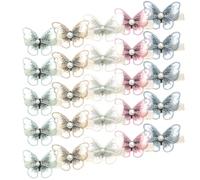 NIYANGLE 24 Pièces Pinces à Cheveux Décoratives Accessoires Forme De Lépidoptères Pour Filles Et Garçons Jolis Bijoux Pour Cheveux