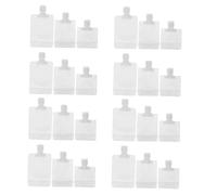 NIYANGLE 24 Pièces Sac de Voyage Cosmétique avec Poche de Distribution de Lotion Pratique et Économiseur Espace pour Produits de Toilettes et Soins Peau