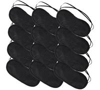 NIYANGLE 24pièces Masques De Sommeil Jetables Pour Yeux Lot De Couvres Yeux Avec Élastiques Pour Confort Optimal Lors Des Voyages Nuits Sereines