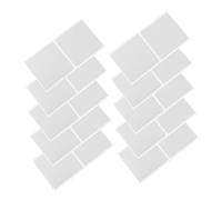 NIYANGLE 25 feuilles Autocollants à Gratter DIY Carré Film Résistant pour Jeux Fête Récompenses Projets Ludiques Scolaires