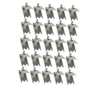 NIYANGLE 25 pièces Lot de Clips Inox pour Étagère de Congélateur Support Balconnet Frigo Résistant et Facile à Installer pour Réfrigérateur