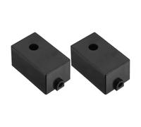 NIYANGLE 2pcs Boîte Électrique Étanche en Plastique Noir, Boîtier de Jonction Extérieur pour Dissimulation de Câbles, pour Projets Commerciaux