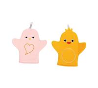 NIYANGLE 2pièces Autobronzant Douche Pour Garçon Fille Accessoire De Douche Pour Voyager Motifs De Dessin