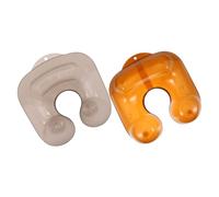 NIYANGLE 2pièces Bac à Shampooing Étanche Plastique pour Coiffeurs Plateau De Cou pour Traitements De Permanente Et Coloration Outil Pratique Et pour Salon De Coiffure