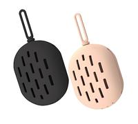 NIYANGLE 2pièces Boîte De Rangement pour Éponge De Maquillage Silicone Portable Et Léger pour Voyage Et Maison avec Design De Circulation Air pour Séchage Rapide